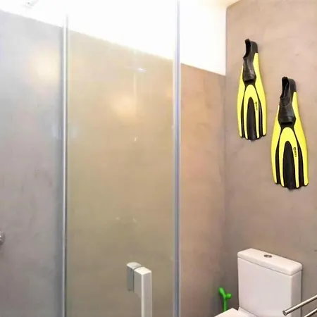 Yellow Submarine On The Seafront