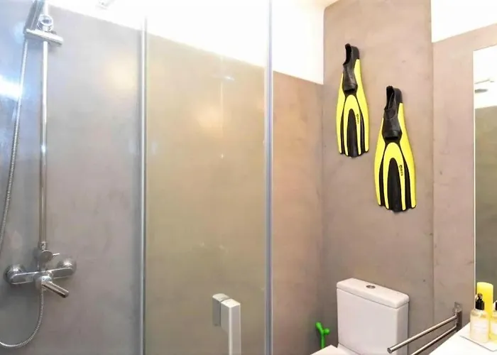 Yellow Submarine On The Seafront